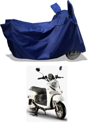 Amexride Two Wheeler Cover for Evolet(Polo, Blue)