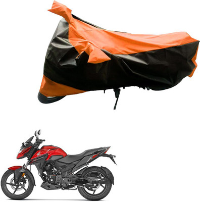 Mdstar Waterproof Two Wheeler Cover for Honda(Black, Orange)