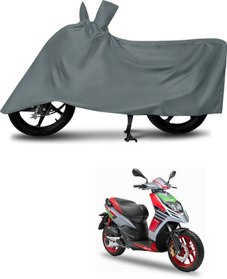 DeepShakshi AUTOMOTIVE Waterproof Two Wheeler Cover for Aprilia(SR 150, Grey)