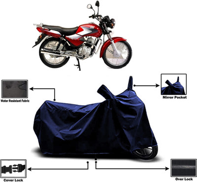 Amexride Two Wheeler Cover for TVS(Star, Blue)