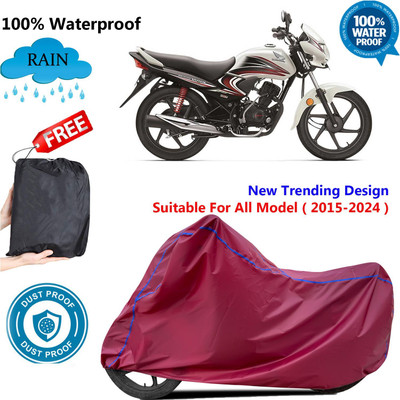 AUTOCAD Waterproof Two Wheeler Cover for Honda(Dream Yuga, Maroon)