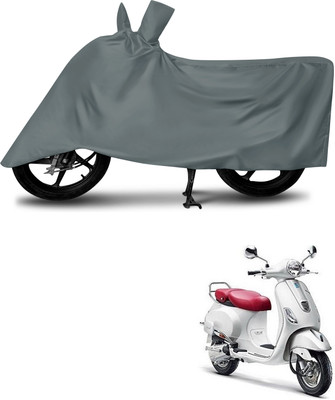 aosis Waterproof Two Wheeler Cover for Vespa(Elegante 150, Grey)