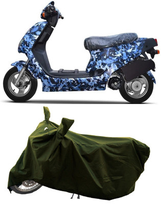 GROFATIK Two Wheeler Cover for Hero(Electric AXLHE-20 BS6, Green)