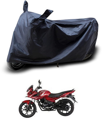 KEDIT Two Wheeler Cover for Bajaj(Discover 150 f, Black)