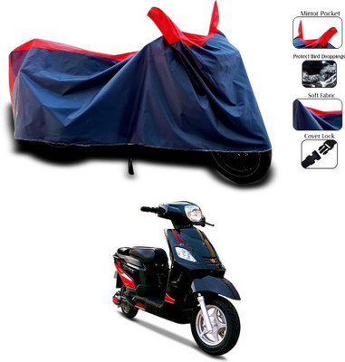 AASHTIK MART Two Wheeler Cover for Hero(Electric NYX HS500 ER, Red)