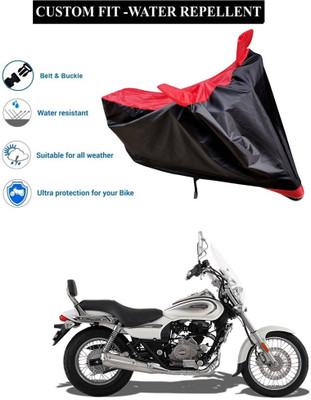 PAGORA Waterproof Two Wheeler Cover for Bajaj(Avenger Cruise 220 BS6, Red)