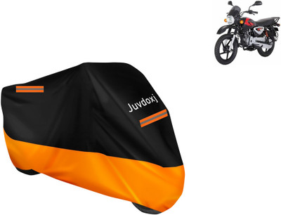 Juvdoxj Waterproof Two Wheeler Cover for Bajaj(Boxer BM 150, Orange)