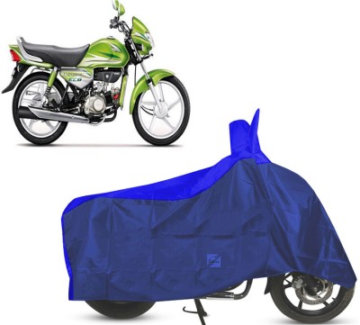 EGAL Waterproof Two Wheeler Cover for Hero(HF Deluxe Eco, Blue)