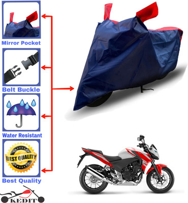 KEDIT Two Wheeler Cover for Honda(Red, Blue)