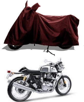 GROFATIK Two Wheeler Cover for Royal Enfield(Continental GT 650, Maroon)