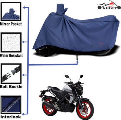 AASHTIK MART Two Wheeler Cover for Yamaha(MT-15, Blue)