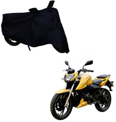 RAAMKM Waterproof Two Wheeler Cover for Hero, Honda, Royal Enfield, TVS(Boxer BM 150, Black)