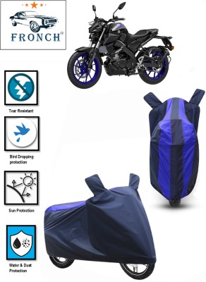 FRONCH Waterproof Two Wheeler Cover for Yamaha(MT 15, Blue)