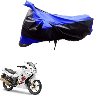 Mdstar Waterproof Two Wheeler Cover for Hero(Karizma ZMR, Black, Blue)