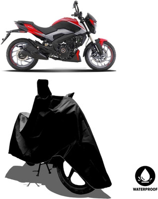 Amexride Waterproof Two Wheeler Cover for Bajaj(Dominar 250, Black)