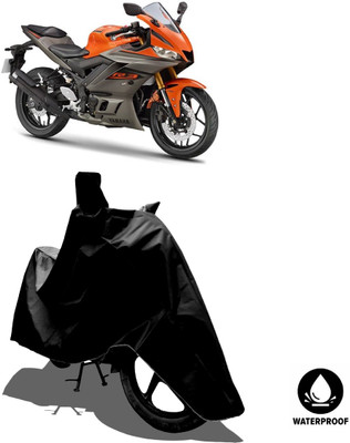 Amexride Waterproof Two Wheeler Cover for Yamaha(YZF, Black)