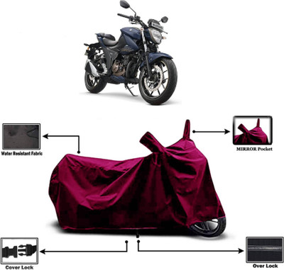 AASHTIK MART Two Wheeler Cover for Suzuki(Gixxer 250, Maroon)