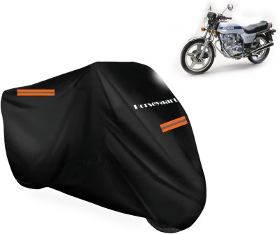 Horseyaart Waterproof Two Wheeler Cover for Honda(CB 400, Black)