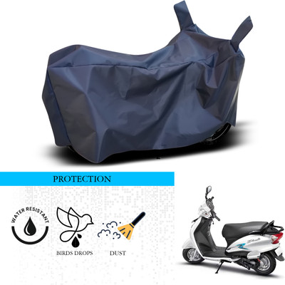 SnehaSales Waterproof Two Wheeler Cover for Hero(Duet VX 110CC, Blue)