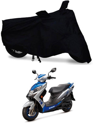 DeepShakshi AUTOMOTIVE Waterproof Two Wheeler Cover for Suzuki(Swish 125, Black)