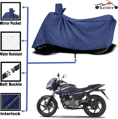AASHTIK MART Two Wheeler Cover for Bajaj(Pulsar 150, Blue)