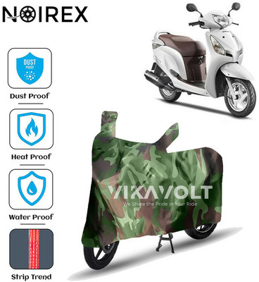 NOIREX Waterproof Two Wheeler Cover for Honda(Aviator, Green)