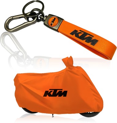 OBEROI'S TRADERS Waterproof Two Wheeler Cover for KTM(RC 200, Orange)