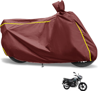 Euro Care Waterproof Two Wheeler Cover for Bajaj(Discover 100 DTS-i, Maroon)