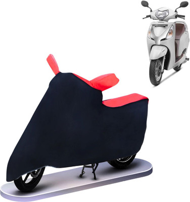 vyas Two Wheeler Cover for Honda(Aviator, Red, Black)