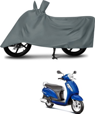 DeepShakshi AUTOMOTIVE Waterproof Two Wheeler Cover for Suzuki(Access 125, Grey)