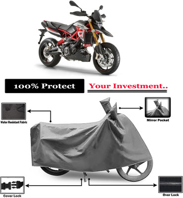 Amexride Two Wheeler Cover for Aprilia(Dorsoduro 900, Grey)