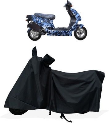Tricway Two Wheeler Cover for Hero Electric(Electric AXLHE-20, Black)