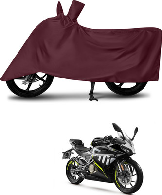 aosis Two Wheeler Cover for CFMoto(250SR, Maroon)