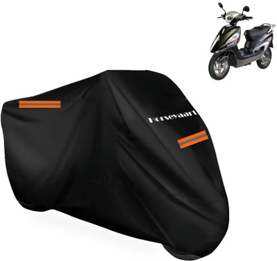 Horseyaart Waterproof Two Wheeler Cover for Hero Electric(Electric Maxi, Black)