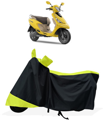 Tricway Two Wheeler Cover for TVS(Zest 110, Yellow)