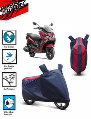 J S R Waterproof Two Wheeler Cover for Suzuki(Burgman Street 125, Blue, Red)