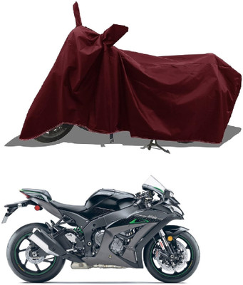 AESTRYD Two Wheeler Cover for Kawasaki(Ninja 400 BS6, Maroon)