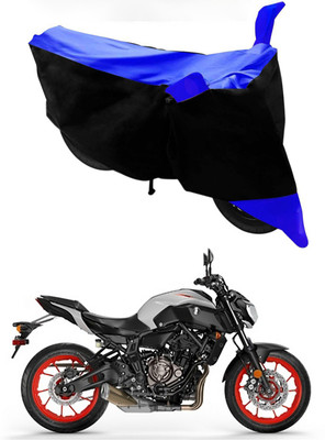 Furious3D Two Wheeler Cover for Yamaha(MT 07, Blue, Black)