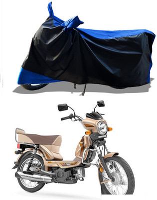 DeepShakshi AUTOMOTIVE Waterproof Two Wheeler Cover for TVS(Heavy Duty BS6, Blue)