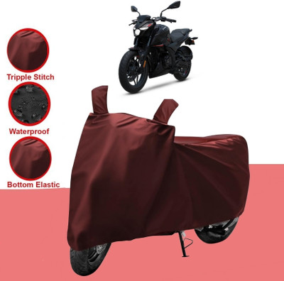 HWSXQAE Two Wheeler Cover for Bajaj(Maroon)