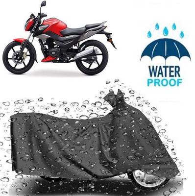 RAAMKM Waterproof Two Wheeler Cover for TVS(Raider, Grey)