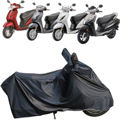 AUTOCAD Waterproof Two Wheeler Cover for Honda(Activa 6G, Black)