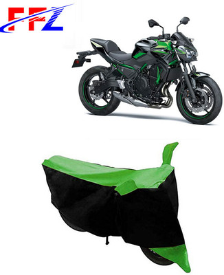 FFZ Two Wheeler Cover for Kawasaki(Z650, Black, Green)