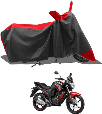 KEDIT Two Wheeler Cover for Yamaha(Red, Black)