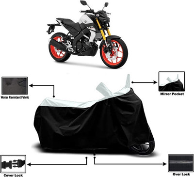 Amexride Two Wheeler Cover for Yamaha(MT 15 New BS6, White)