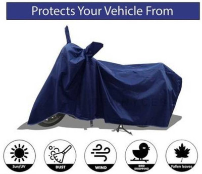 RAAMKM Two Wheeler Cover for Hero(HF Dawn, Blue)