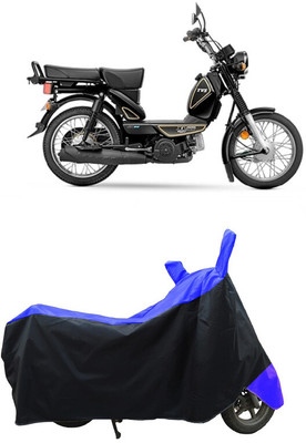 Coxtor Waterproof Two Wheeler Cover for TVS(Heavy Duty Super XL, Blue)