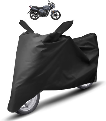 Caronix Two Wheeler Cover for Honda(Shine, Black)