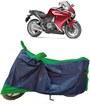 AutoFave Two Wheeler Cover for Honda(VFR 1200F, Multicolor)
