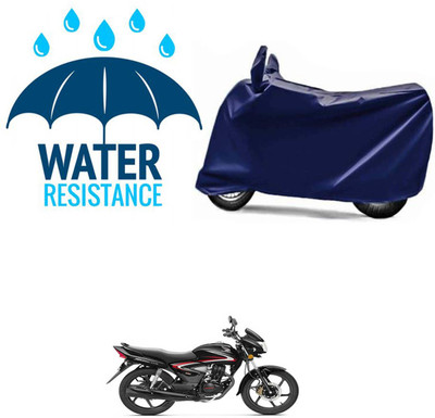 Mdstar Waterproof Two Wheeler Cover for Honda(CB Shine, Blue)